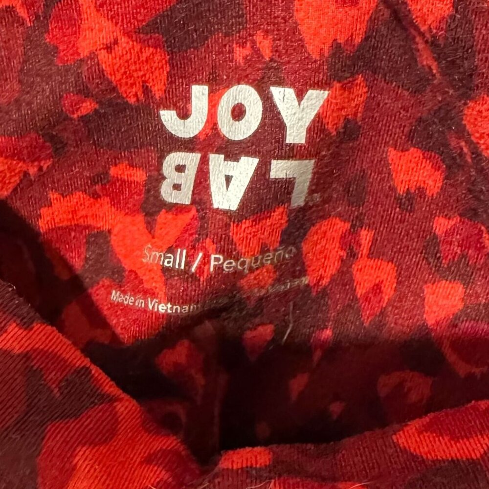 Red Cheetah Print Joy Lab Workout Leggin - Size Small - Picture 4 of 5